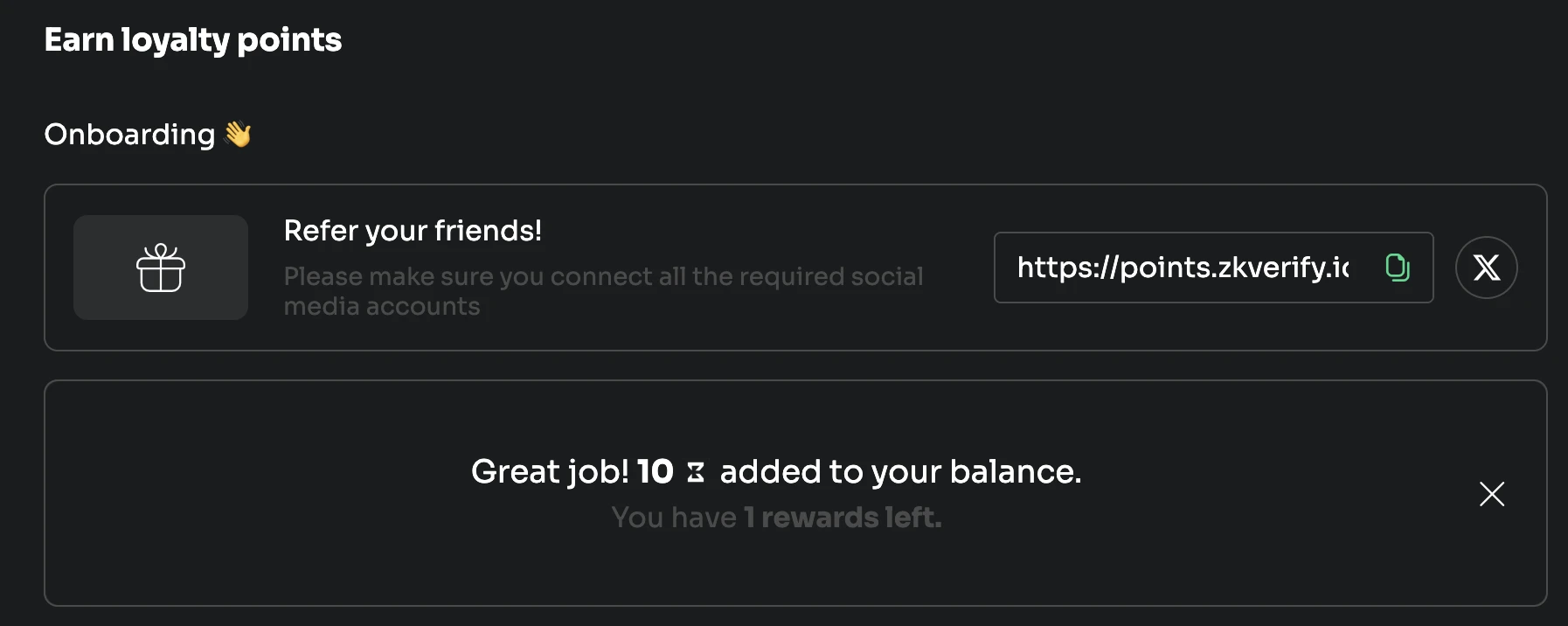 本周精选交互项目:zkVerify上线积分面板,Warden上线Kaito,Mira撸积分