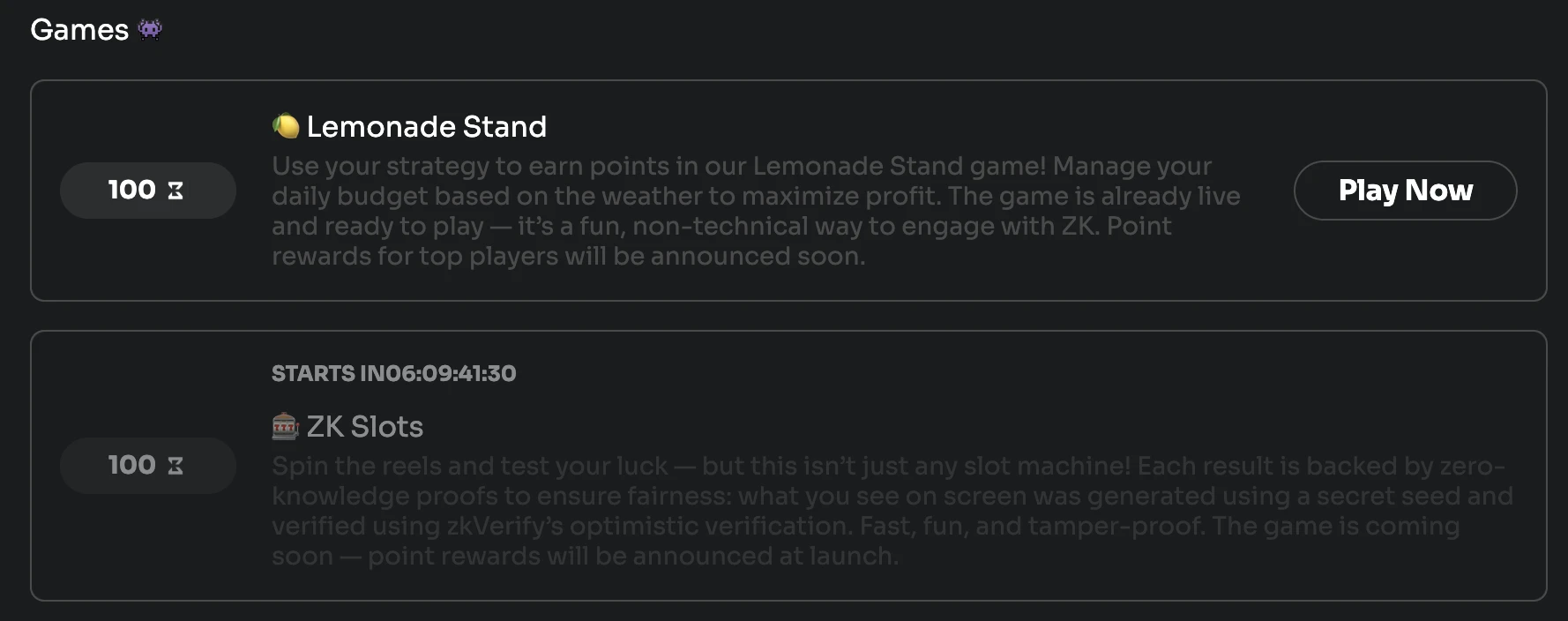 本周精选交互项目:zkVerify上线积分面板,Warden上线Kaito,Mira撸积分